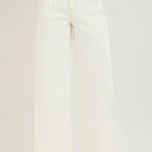 RISEN High Rise Ankle Wide Pants Cream NWOT Sizes 1-15